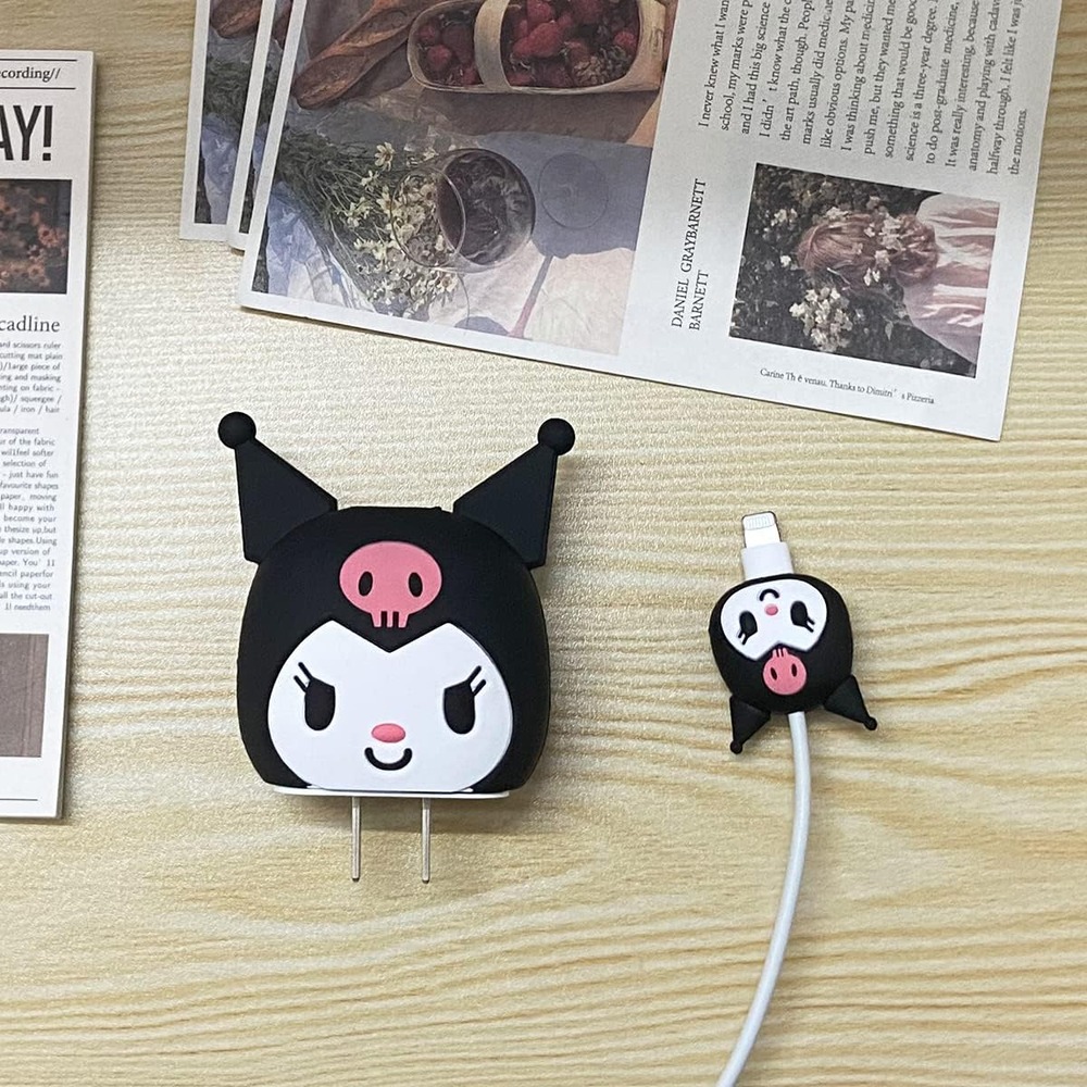 محافظ کابل شارژر عروسکی ایفون 15 وات سلیکونی اورجینال با گارانتی - iPhone Doll Cable Protector 15W Silicon Original - نمای کلی