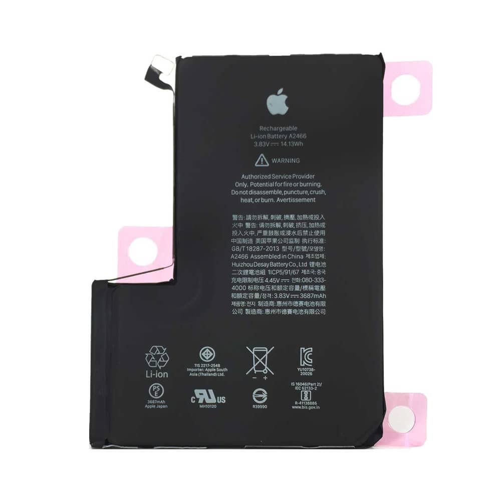 باتری ایفون 12 پرو مکس اورجینال با گارانتی ظرفیت 3687 mAh - iPhone 12 Pro MAX Battery Original - نمای نزدیک