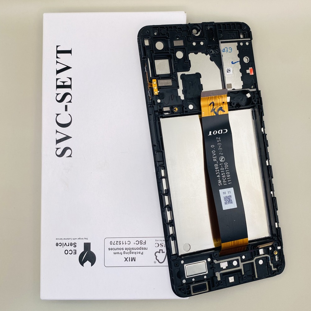 ال سی دی سامسونگ گلکسی A32-5G (مدل SM-A326) اورجینال سرویس پک - نمای بسته بندی