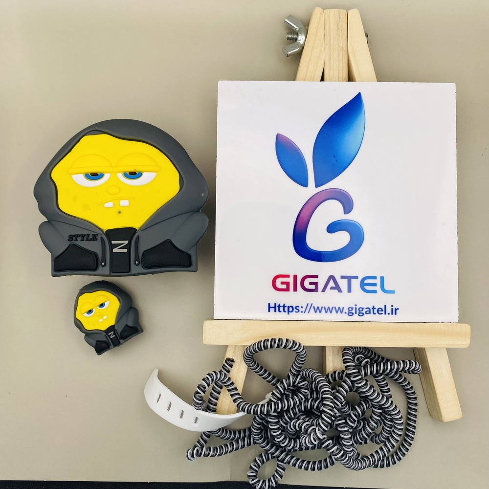 محافظ کابل شارژر عروسکی ایفون 20 وات سلیکونی اورجینال با گارانتی - iPhone Doll Cable Protector 20W Silicon Original - نمای کلی