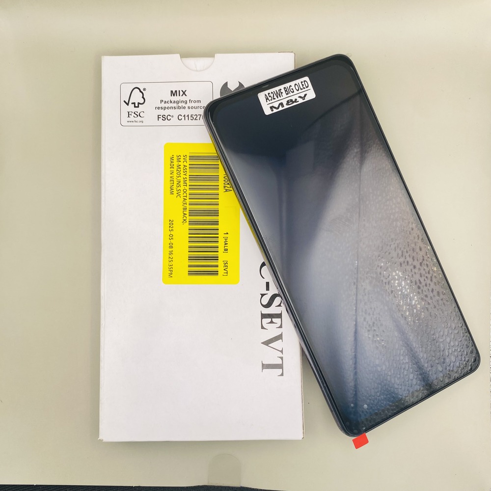 ال سی دی سامسونگ گلکسی A52s(مدل SM-A526U) اورجینال سرویس پک - نمای بسته بندی