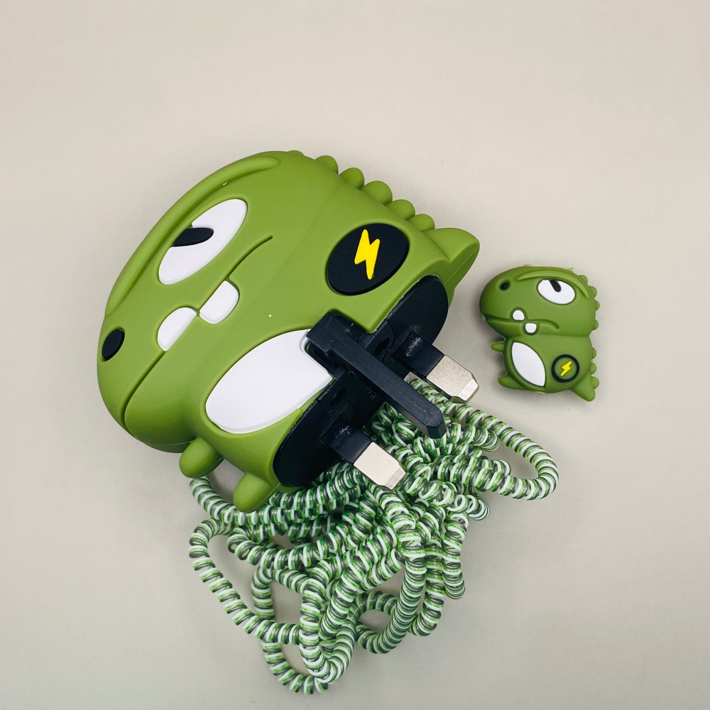 محافظ کابل شارژر عروسکی سامسونگ 25 وات سلیکونی اورجینال با گارانتی - Samsung Doll Cable Protector 25W Silicon Original - نمای بسته بندی