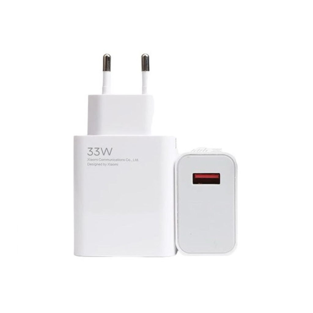 شارژر ۳۳ وات اورجینال شیائومی مدل MDY | فست شارژ | دو پین سرکارتنی | سازگار با موبایل و تبلت
