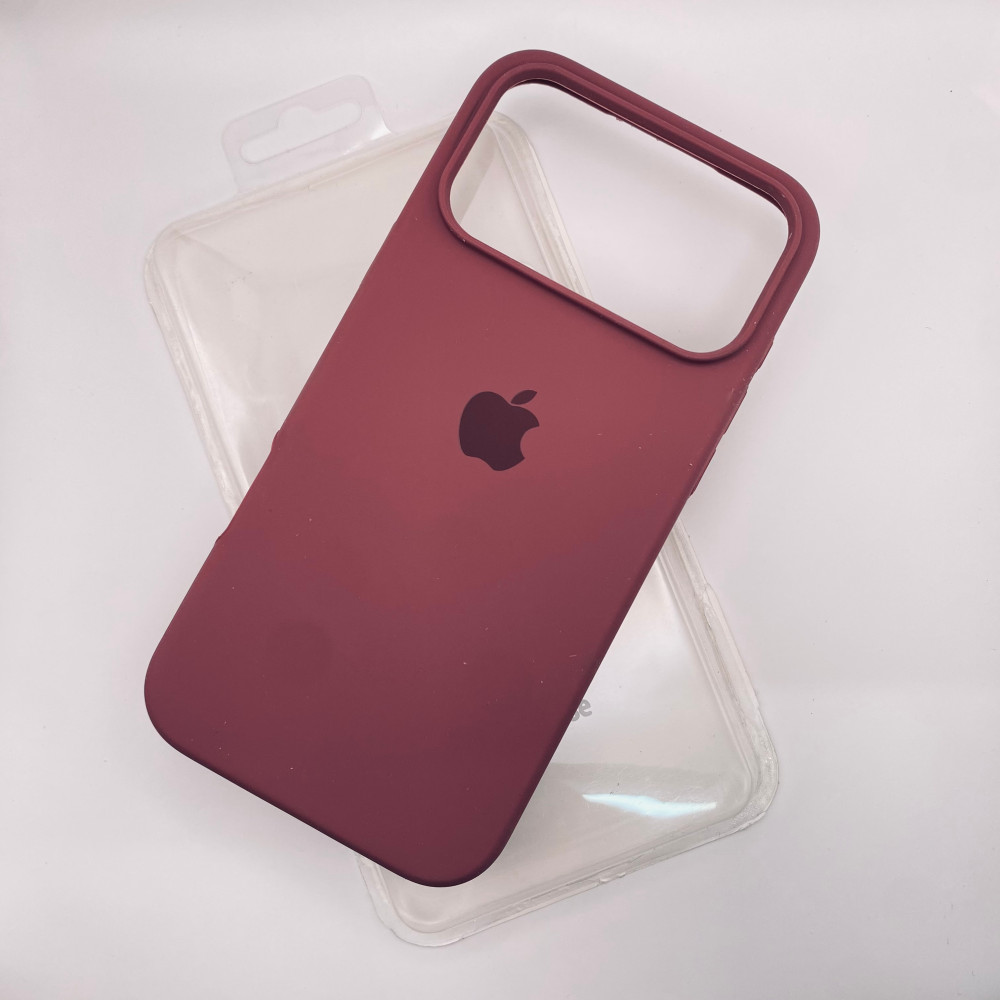 کاور سیلیکونی اورجینال آیفون 17 پرو مکس | قاب سیلیکونی اصلی اپل | محافظ ضد ضربه - نمای بسته بندی