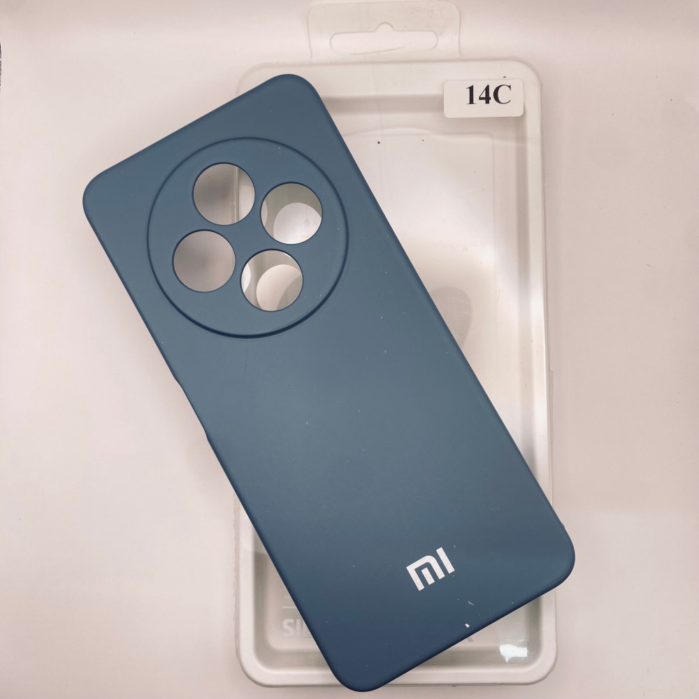 کاور سیلیکونی اورجینال شیائومی ردمی 14C | قاب اصلی Redmi 14C | محافظ ضد ضربه - نمای بسته بندی