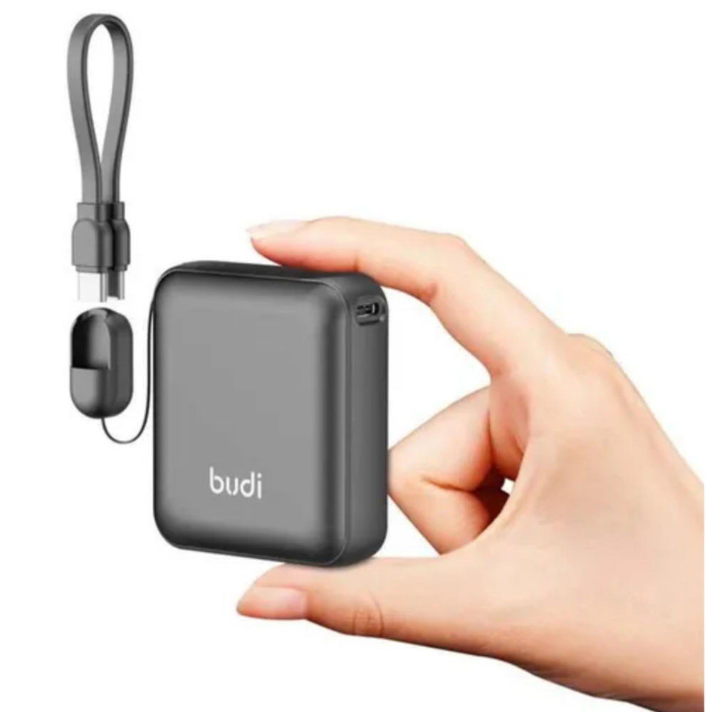 پاوربانک Budi PB092B ظرفیت 10000mAh | توان 22.5W و کابل Type-C داخلی-نمای دوم