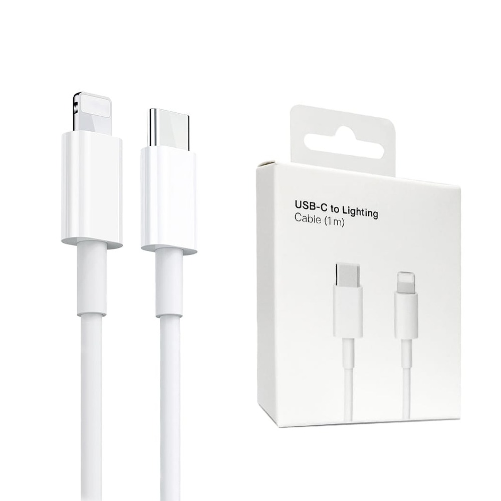 کابل تبدیل USB-C به لایتنینگ اپل اورجینال MFi طول 1 متر فست شارژ - Apple USB-C to Lightning Cable 1m MFi Certified - نمای نزدیک