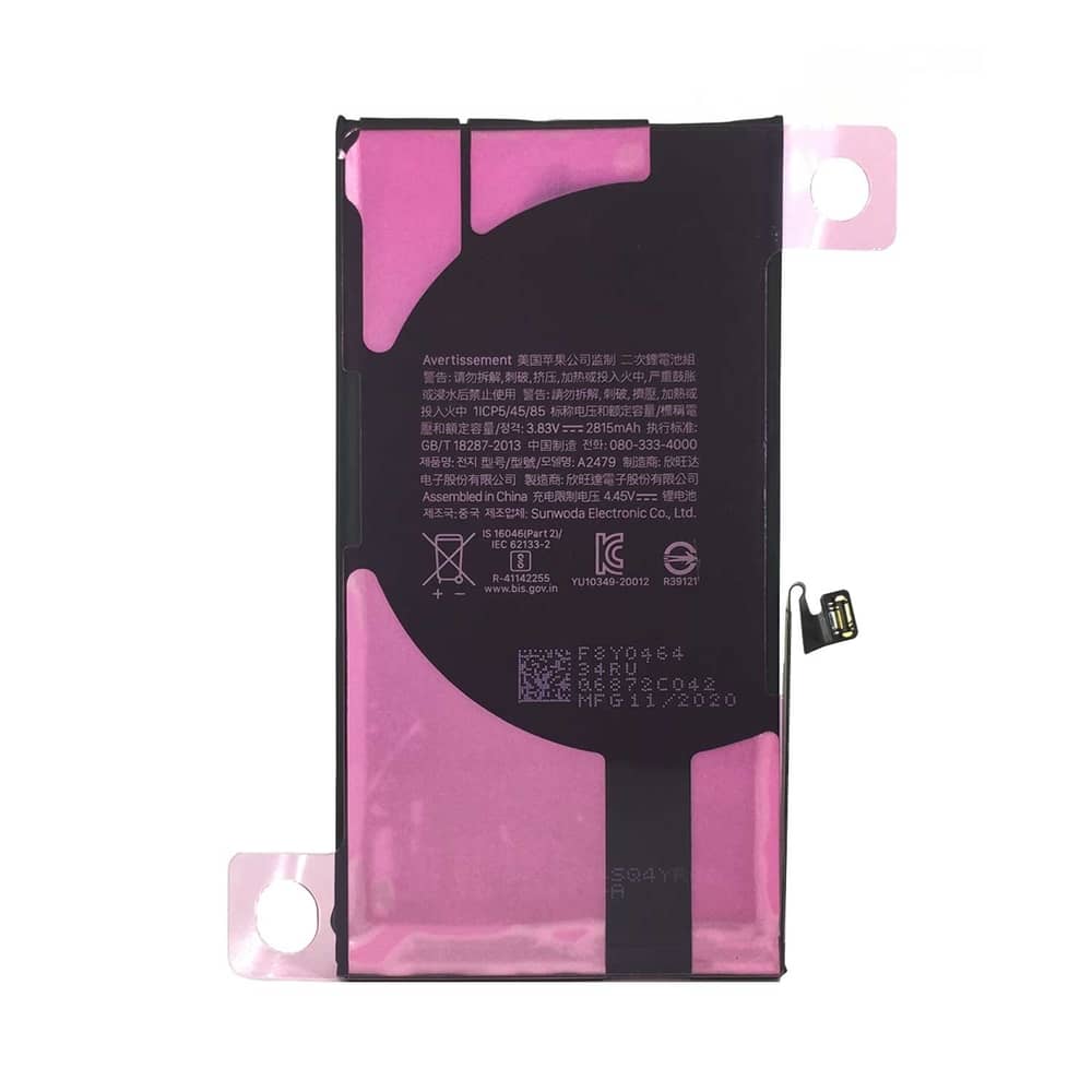 باتری ایفون 12 اورجینال با گارانتی ظرفیت 2815 mAh - iPhone 12 Battery Original - نمای نزدیک