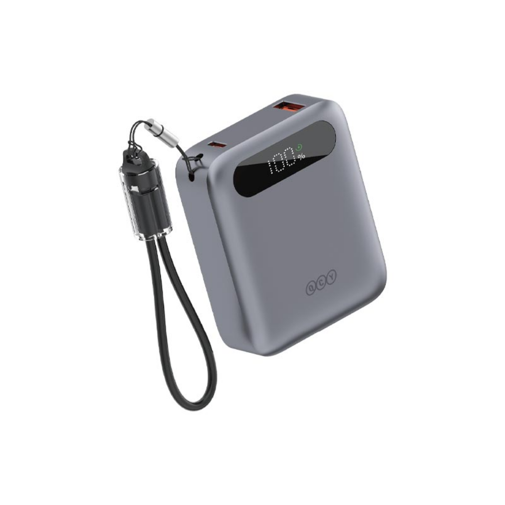 پاوربانک QCY PB10D ظرفیت 10000mAh | توان 22.5W و شارژ سریع-نمای دوم